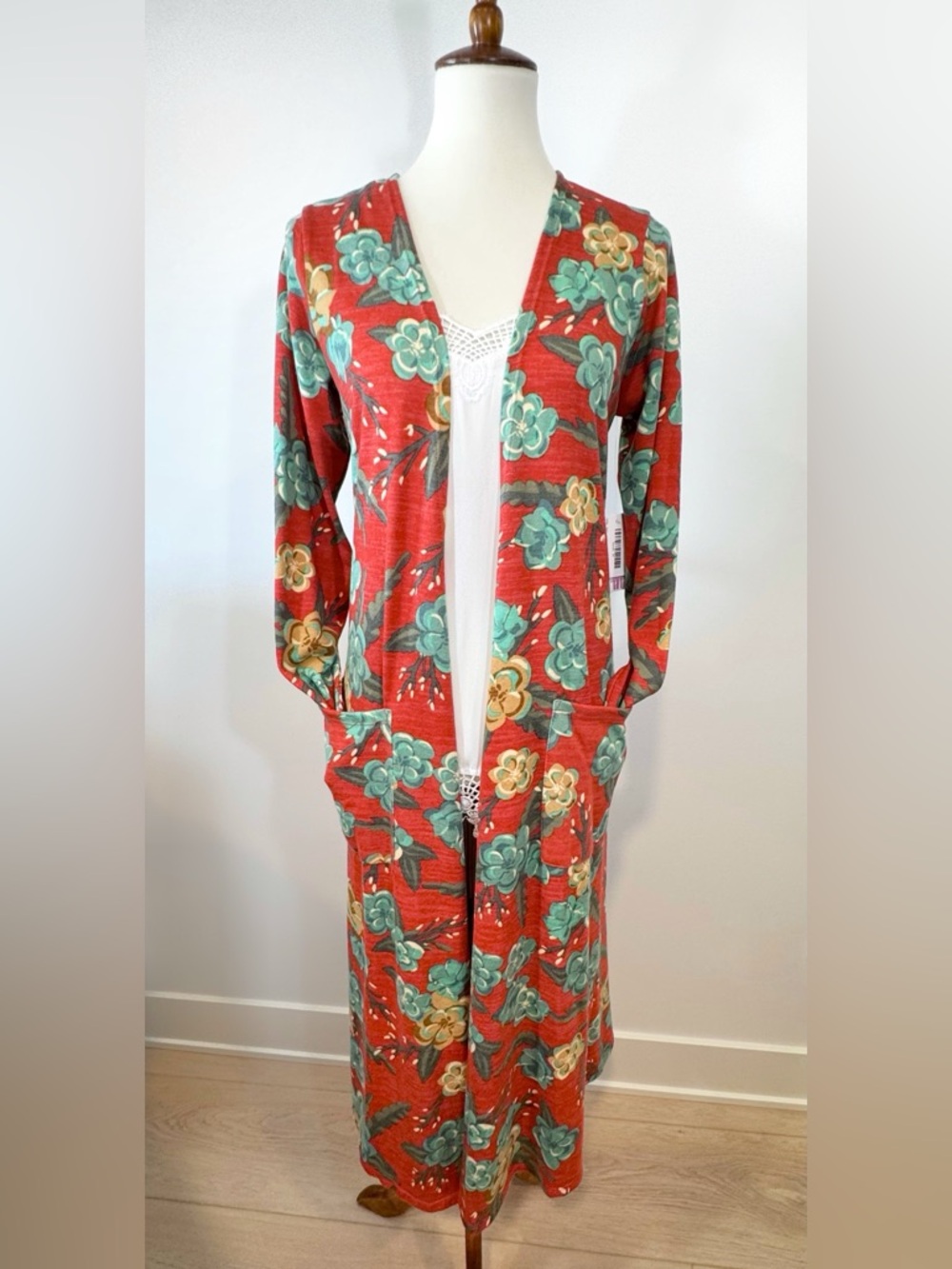 LuLaRoe Floral Sarah Cardigan Ladies M (10/12) NEW!